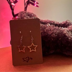 Silverstar earrings